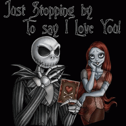 Jack Skellington Sally I Love You GIF