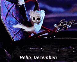 Jack Skellington Santa Claus Hello December GIF