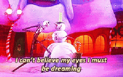 Jack Skellington Snowman I Must Be Dreaming GIF