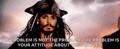 Jack Sparrow From Pirates Of The Caribbean Is Wearing A Pirate Hat . GIF