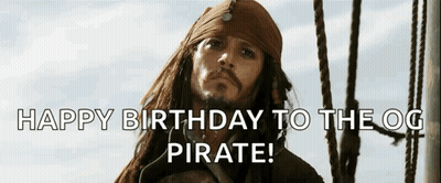 Jack Sparrow Happy Birthday To The OG Pirate GIF