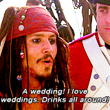 Jack Sparrow Johnny Depp Wedding GIF