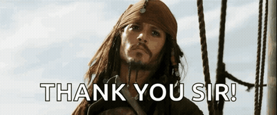 Jack Sparrow Saying Thank You GIF
