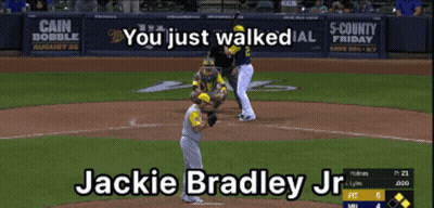 Jackie Bradley Jr Baseball Player On Base GIF