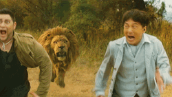Jackie Chan Chased By Lion