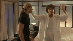 Jackie Chan Fights While Hands Up GIF