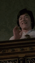 Jackie Chan Hand Gesture GIF