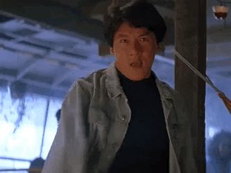 Jackie Hot Chan You Are All Garbage GIF