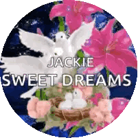 Jackie Sweet Dreams Text Sticker