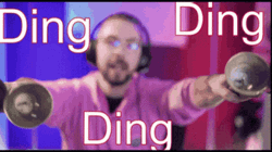 Jacksepticeye Funny Ding Ding Ding Bell GIF