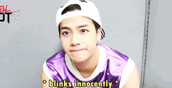 Jackson Wang Innocent Blink GIF