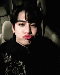 Jackson Wang Pouty Kiss GIF