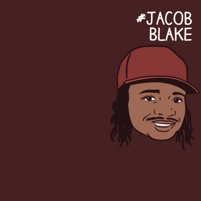 Jacob Blake Is Featured On The Black Lives Matter Poster GIF