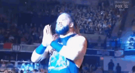 Jacob Fatu With Palms Together GIF