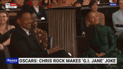 Jada Pinkett Smith And Will Smith At Oscars GIF