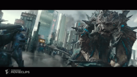 Jaegers Falling Down Pacific Rim GIF