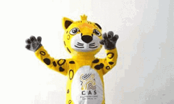 Jaguar Yellow Mascot GIF