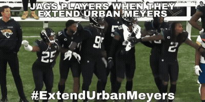 Jaguars Players Standing On Field GIF