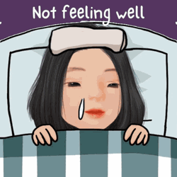 Jagyasini Singh Sticker Not Feeling Well GIF