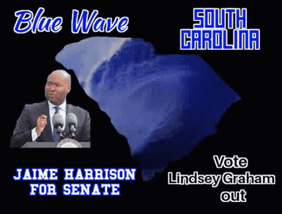 Jaime Harrison For Senate Lindsey Graham For Out GIF