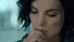 Jaimie Alexander Looking Nail Biting GIF