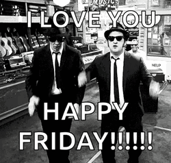 Jake Blues Brothers Friday Feeling GIF