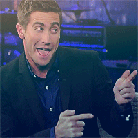 Jake Gyllenhaal Pointing GIF