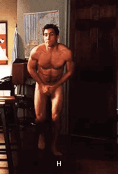 Jake Gyllenhaal Running Naked GIF