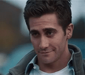 Jake Gyllenhall Flirty Smile Stare GIF