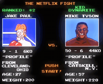 Jake Paul And Mike Tyson Boxing GIF