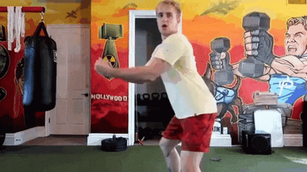 Jake Paul Exercise GIF