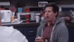Jake Peralta Disgusting Throw Up GIF