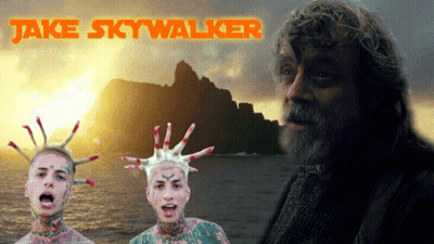 Jake Skywalker Poster With Bearded Man GIF