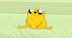 Jake The Dog Flying Kiss GIF