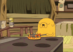 Jake The Dog Let Him Cook Breakfast GIF