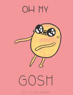 Jake The Dog Twinkling Eyes Dancing GIF