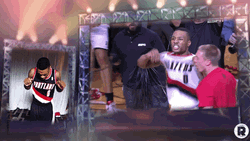 Jalen Brunson Celebration Damian Lillard Dancing GIF