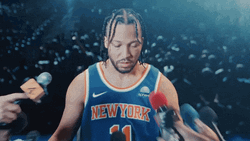 Jalen Brunson Celebration Interview Lots Mic GIF