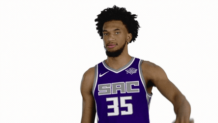 Jalen Brunson Celebration Thumbs Down GIF