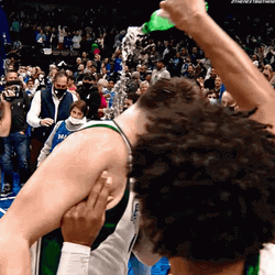 Jalen Brunson Drink Shower GIF
