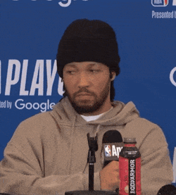Jalen Brunson Shaking Head GIF