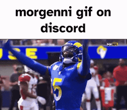 Jalen Ramsey Hands Up La Rams GIF