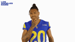 Jalen Ramsey Rubbing Chin GIF