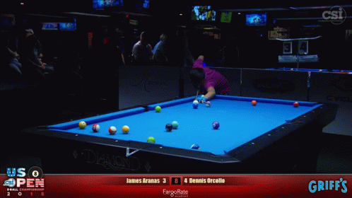 James Aranas Playing Against Dennis Orcallo GIF