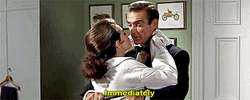 James Bond And Sylvia Trench GIF