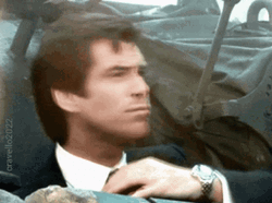 James Bond Fixing Neck Tie GIF