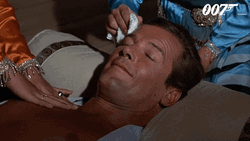 James Bond Relaxing Massage GIF