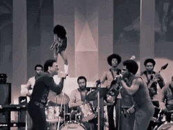 James Brown Duet Performance GIF