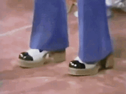 James Brown Tapping His Feet While Performing GIF