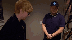 James Corden Back Off GIF